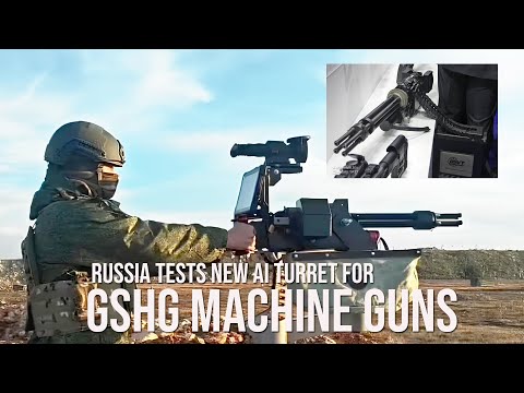 Russia Mounts GShG Machine Guns on AI Turrets to Shoot Down Drones