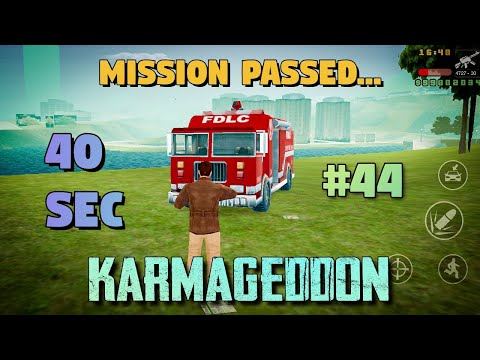 GTA Liberty City Stories | Karmageddon Mission #44 In Hindi | Complete In 40 Seconds | Rabbit King