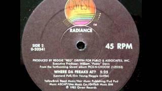 Radiance - Where Da Freaks At (Qwest Records-1985)