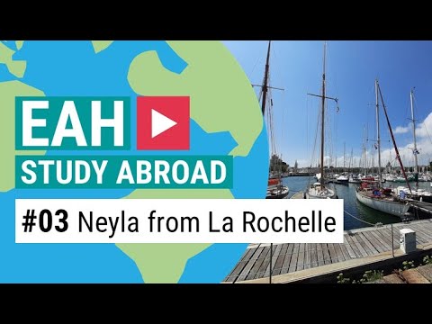 EAH Study Abroad: Beach nearby, bars in the evening - Neyla convinces us to study in La Rochelle