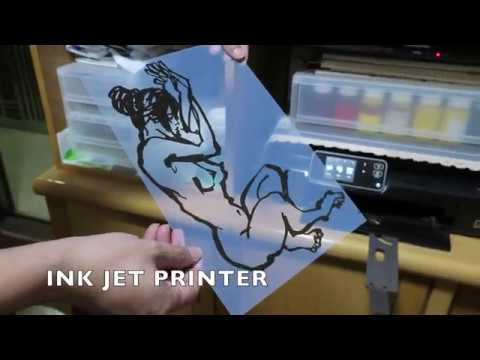 Screen printing a4 a3 ink jet artwork film