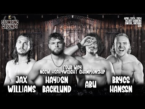 NCCW Stomping Grounds: NCCW Title Match - Abu vs Bryce Hansen vs Jax Williams vs Hayden Backlund