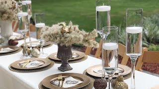 Thanksgiving Table Decor, simple and beautiful BOHO style!!🥹🥹#diy #decoration #party #holidaydecor