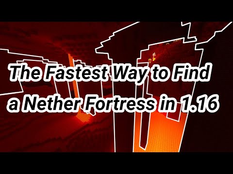 Nachodip - How to Find a Nether Fortress in 1.16 Minecraft Bedrock under 3 minutes.