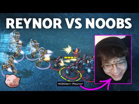 How quickly can REYNOR dispose of noobs? (Part 2) | Holdout Challenge - StarCraft 2
