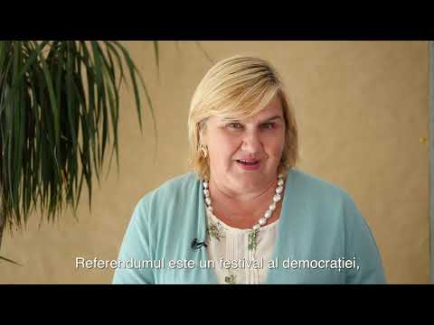 Zeljka Markic,încurajează cetăţenii români să meargă să voteze la referendumul din 6-7 octombrie.