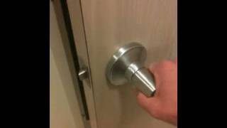 Locked in hotel bathroom