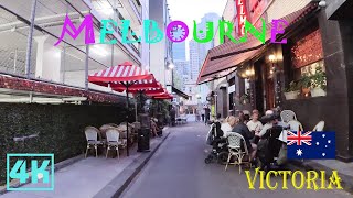 2025 Melbourne Cityscape Walk Tour | CBD in 4K