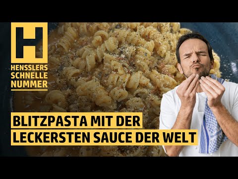 Quick and easy pasta with the most delicious sauce in the world - recipe by Steffen Henssler