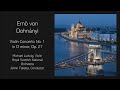 Ernő Von Dohnányi Violin Concerto No 1 In D Minor Op 27