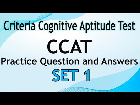 1. CCAT Practice Question and Answer | Set 1