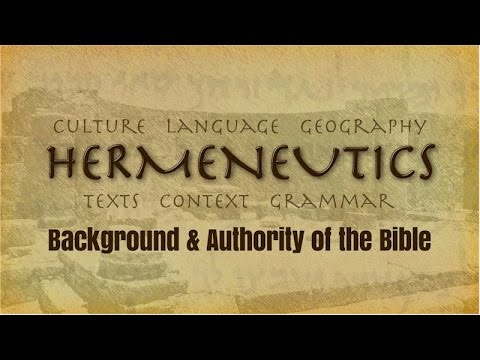 TH101 - Lesson 2, part 2: Scope of Authority