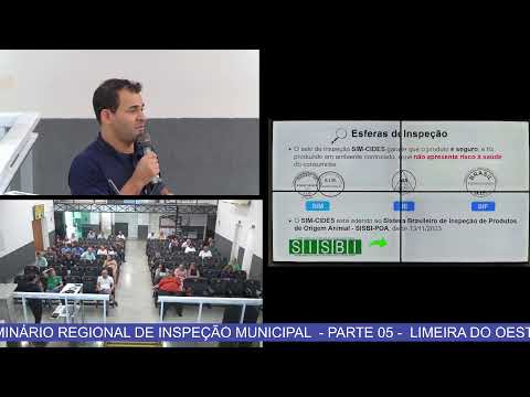 SIM =SEMINÁRIO REGIONAL DE INSPEÇÃO MUNICIPAL - PARTE 05 -  LIMEIRA DO OESTE MG - 06 - 03 - 2026