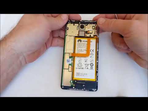 Honor 7 battery removed