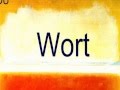 Gottfried Benn „Ein Wort" 