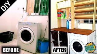 DIY Laundry Room Makeover | Ubah Suai Ruang Cuci
