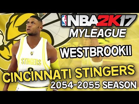 NBA 2K17 MyLEAGUE: Cincinnati Stingers (Season 39) - Westbrook's GRANDSON?? (1st Season w/Stingers)