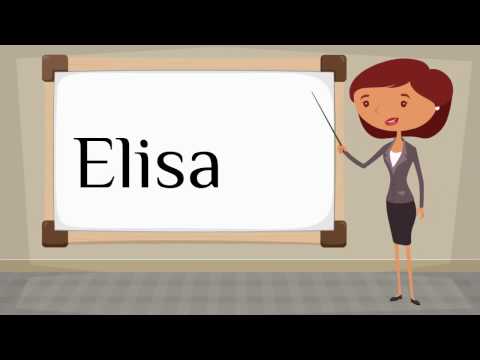 How do you say 'Eliza' in Spanish?