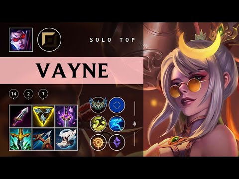 Vayne Top vs Irelia - EUW Challenger Patch 25.24
