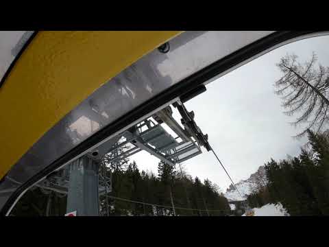 Risalita integrale seggiovia Leitner "Vajolet 2" Pera di Fassa (TN)