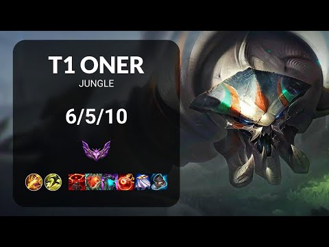 T1 Oner Skarner vs Rengar JUNGLE - KR MASTER Patch 15.1