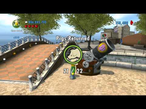 LEGO City Undercover 100% Guide - Fresco (Overworld Area) - All Collectibles