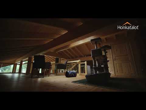 Yksilöllinen hirsitalo Saksassa