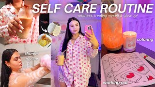 MY SELF CARE ROUTINE 🫧 everything shower, skincare, wellness, hair care, cozy vlog & working out!