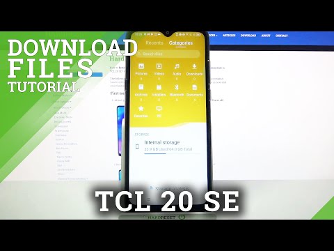 How to Use Downloads App on TCL 20 SE – Open All Saved Data
