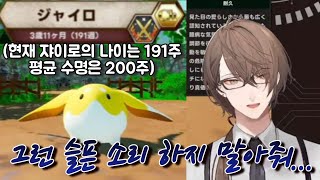 키우던 마몬이 노령이 되어 슬픈 버튜버 [니지산지/카가미 하야토]