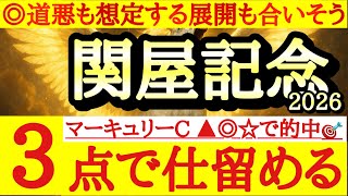 【関屋記念2026】最終予想！！◎は血統的に道悪がプラスに向きそうで前走も着差以上の内容だったあの馬！