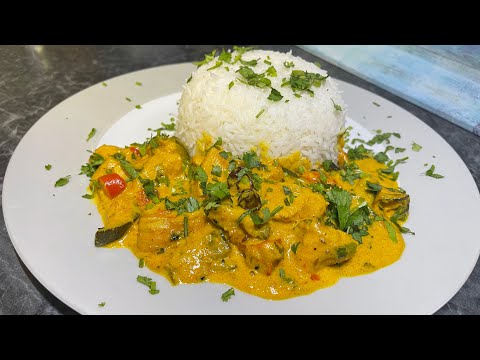 Hähnchen Gemüse Curry mit Reis/ Chicken Vegetable Curry with Rice it's soo Delicious/Easy & Healthy