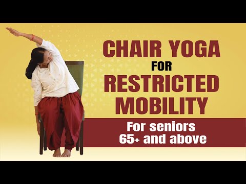 Chair Yoga for Restricted Mobility |  5 Minute Quick Yoga Routine for Seniors | Health & Wellness
