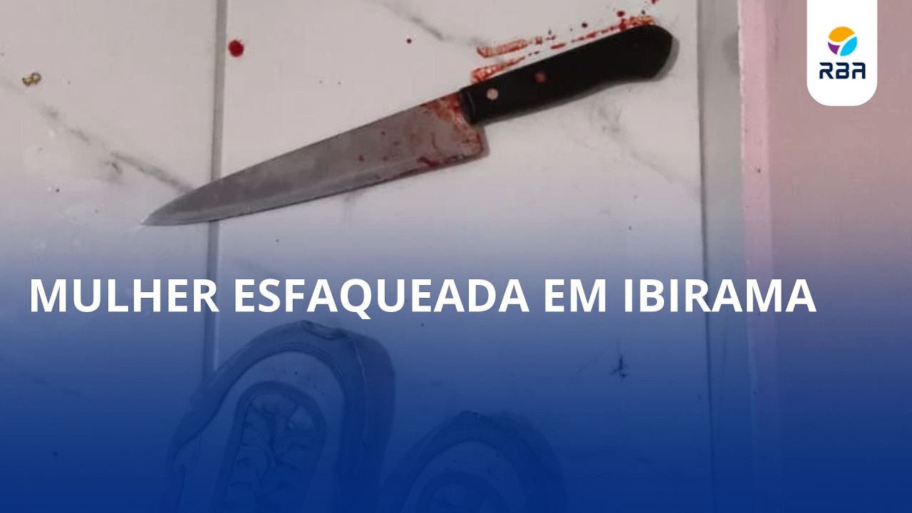 Mulher esfaqueada em Ibirama. Companheiro da vítima é preso em flagrante