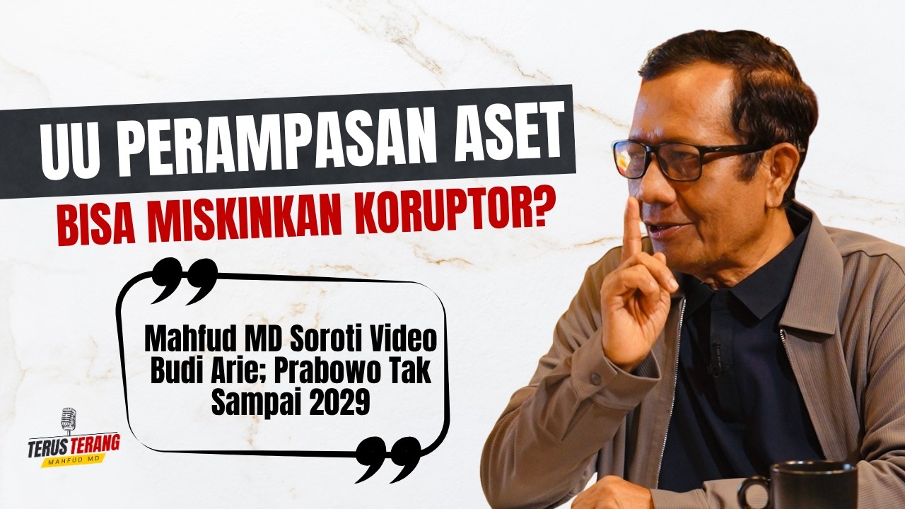 Mahfud MD Bicara “Sebelum 2029”: Vidio Budi Arie–Jokowi hingga RUU Perampasan Aset