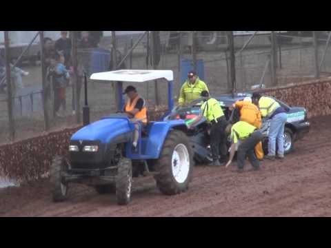 Production Sedans: Josh Crang Crash - Kingaory Speedway