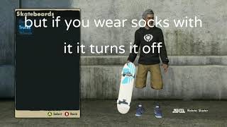 skate 3 video (how to unlock meat man and invisible legs)
