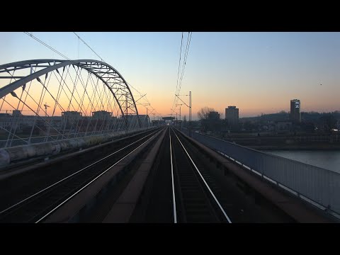 Cabview 4K EN57-1170 Kraków Główny - Sucha Beskidzka Zamek + sound - 21.01.2020