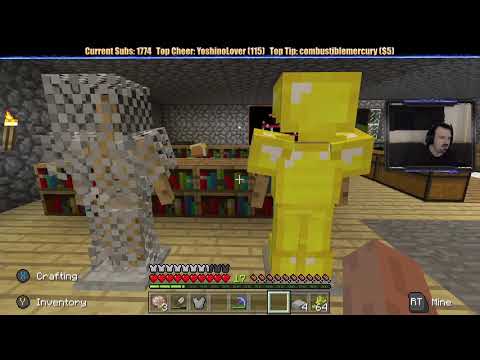 Minecraft "Chill Stream" Jan. 2, 2019 pt2 - Fishing Fun is GREAT Luck!