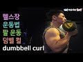 덤벨운동, 이두운동,팔운동, 덤벨 컬(dumbbell curl)[건디ROY]