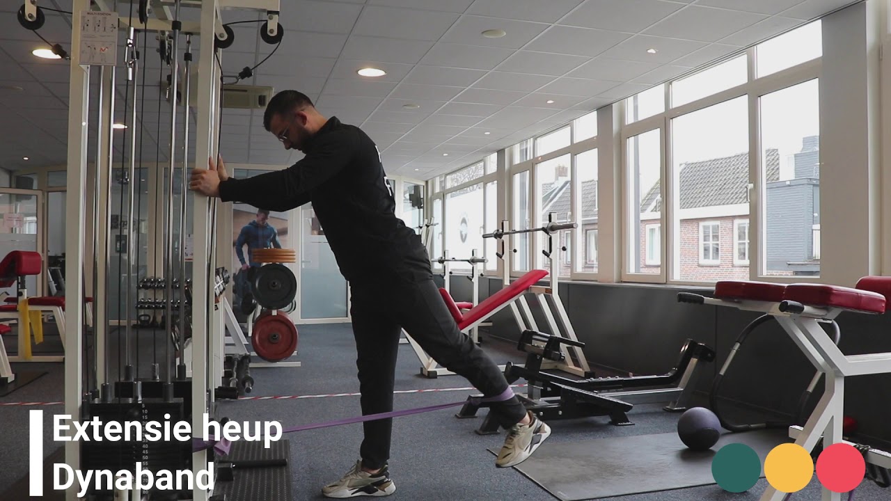 Video thumbnail: Extensie heup dynaband — instructievideo