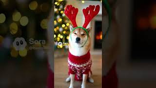 柴犬の笑顔