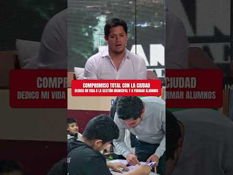 Nuestro intendente y profesor que devuelve con pasión a su país.  #tartagal #salta #gestion #pasión