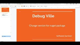 Nuget Package - Upload a new version of in house created .Net Framework package 