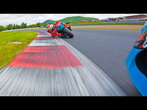 Kawasaki Ninja ZX-10R Chasing Fast Yamaha R1 FULL RACE