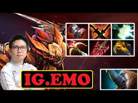 IG.EMO BLOODSEEKER CRAZY COMBAT HEALING KILLING MACHINE VS SCCC MAGNUS | DOTA2ORBS