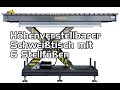 Hub-Schweißtisch