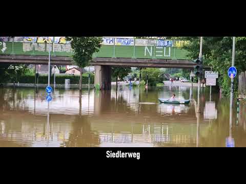 Hochwasser an der Düssel 2021 #Gerresheim #Vennhausen #düsseldorf #dussel