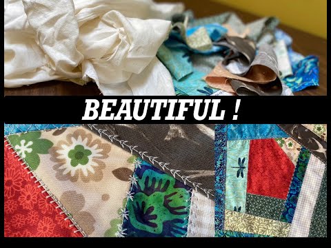♻️ v23.10 | Another Crazy Quilt, Crazy FAST! | TAME YOUR SCRAPS | Fast Easy Quilt Block