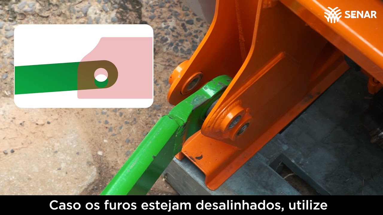 Aprenda a sequência de acoplamento para implemento de três pontos